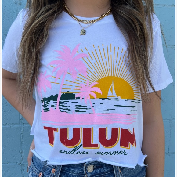 Prince Peter Collection Tops - Tulum Crop Tee